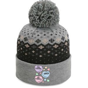 Teacher Valentine's Day THIS TEACHER LOVES HER STUDENTS The Baniff Cuffed Pom Beanie