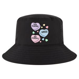 Teacher Valentine's Day THIS TEACHER LOVES HER STUDENTS Cool Comfort Performance Bucket Hat