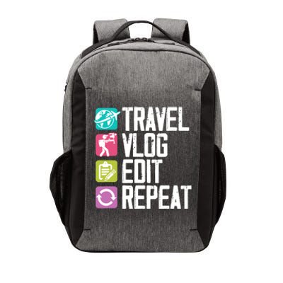 Travel Vlog Edit Vlogger Videographer Video Editor Vlogging Vector Backpack