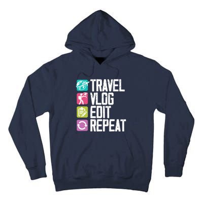 Travel Vlog Edit Vlogger Videographer Video Editor Vlogging Tall Hoodie