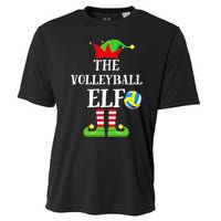 The Volleyball Elf Matching Volleyball Player Christmas Cooling Performance Crew T-Shirt