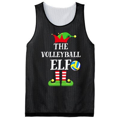 The Volleyball Elf Matching Volleyball Player Christmas Mesh Reversible Basketball Jersey Tank