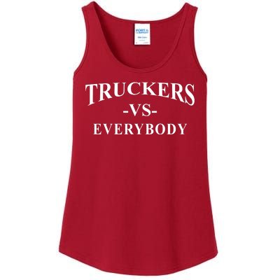 Truckers Vs Everybody Ladies Essential Tank