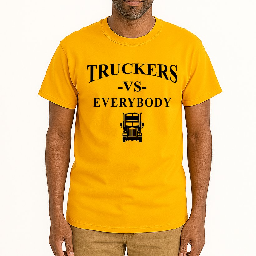 Truckers VS Everybody Truck Tall T-Shirt