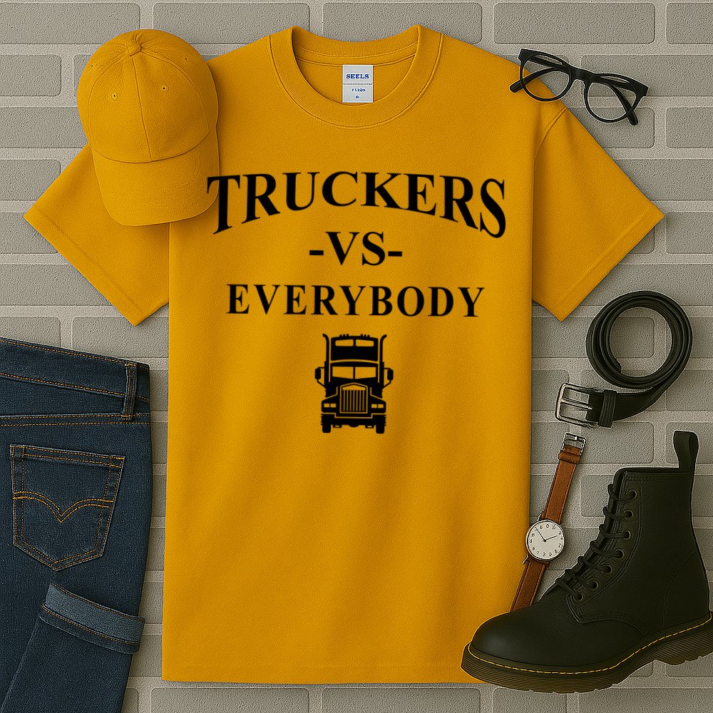 Truckers VS Everybody Truck Tall T-Shirt