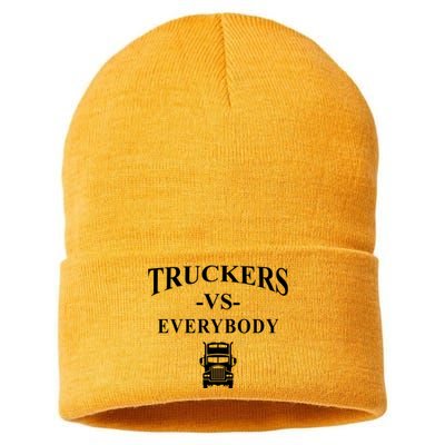 Truckers VS Everybody Truck Sustainable Knit Beanie