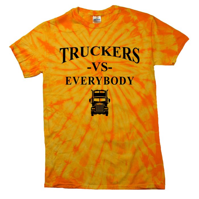 Truckers VS Everybody Truck Tie-Dye T-Shirt