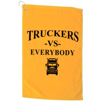 Truckers VS Everybody Truck Golf Towel