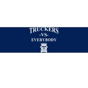 Truckers VS Everybody Truck Bumper Sticker