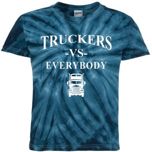 Truckers VS Everybody Truck Kids Tie-Dye T-Shirt