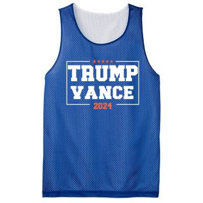 Trump Vance For President 2024 Campaign Us Election Great Gift Mesh Reversible Basketball Jersey Tank