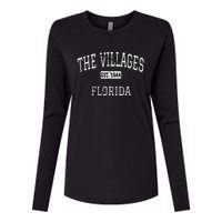 The Villages Florida Fl Vintage Womens Cotton Relaxed Long Sleeve T-Shirt