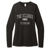 The Villages Florida Fl Vintage Womens CVC Long Sleeve Shirt