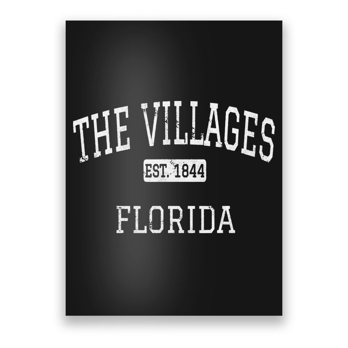 The Villages Florida FL Vintage Poster