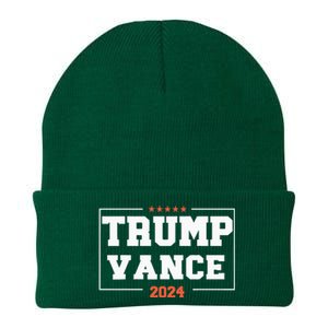 Trump Vance For President 2024 Campaign Us Election Knit Cap Winter Beanie