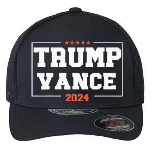 Trump Vance For President 2024 Campaign Us Election Flexfit Unipanel Trucker Cap