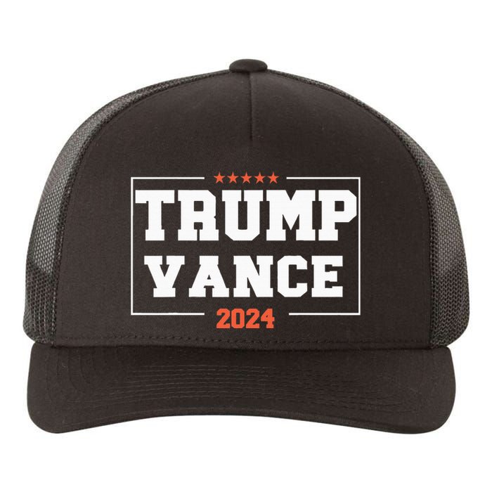 Trump Vance For President 2024 Campaign Us Election Yupoong Adult 5-Panel Trucker Hat