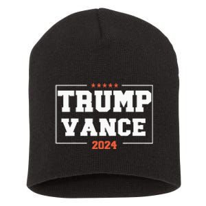 Trump Vance For President 2024 Campaign Us Election Short Acrylic Beanie