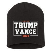 Trump Vance For President 2024 Campaign Us Election Short Acrylic Beanie