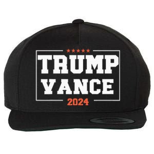 Trump Vance For President 2024 Campaign Us Election Wool Snapback Cap