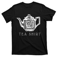 Tea  Vintage Floral Tea Pot Funny Tea Pun T-Shirt