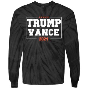 Trump Vance For President 2024 Campaign Us Election Tie-Dye Long Sleeve Shirt