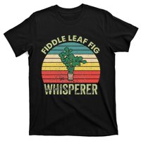 Th Vintage Fiddle Leaf Fig Whisperer Costume Botanical T-Shirt