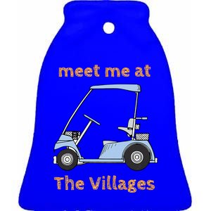 The Villages Florida Retirement Community Ceramic Bell Ornament