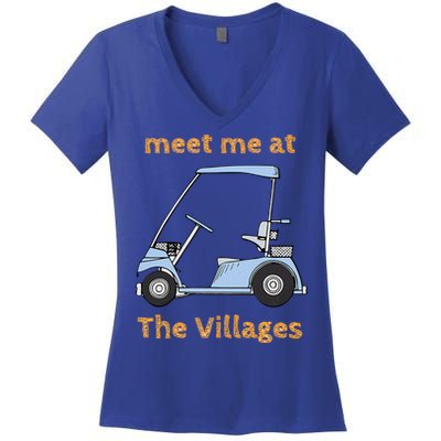 The Villages Florida Retirement Community Women's V-Neck T-Shirt