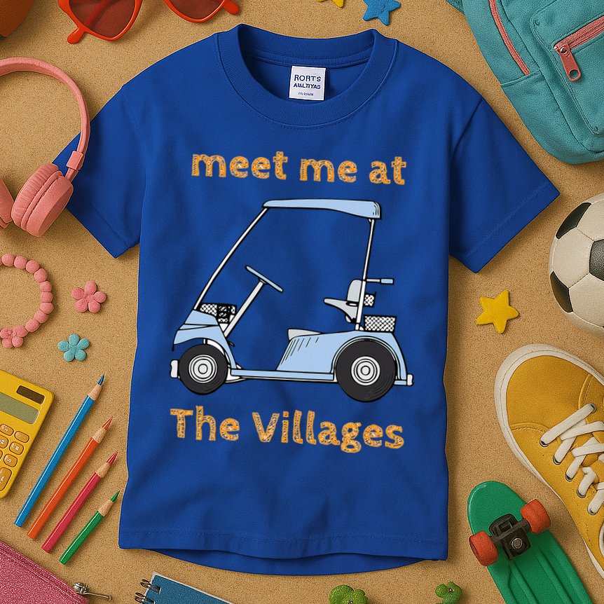 The Villages Florida Retirement Community Kids T-Shirt