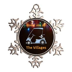 The Villages Florida Retirement Community Metallic Star Ornament