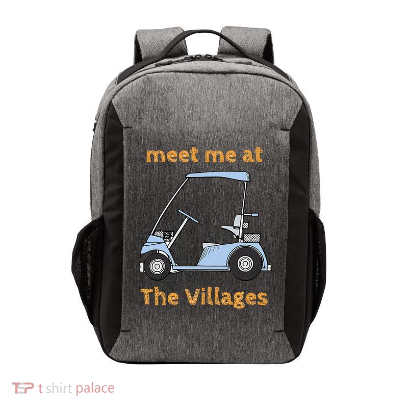 The Villages Florida Retirement Community Vector Backpack