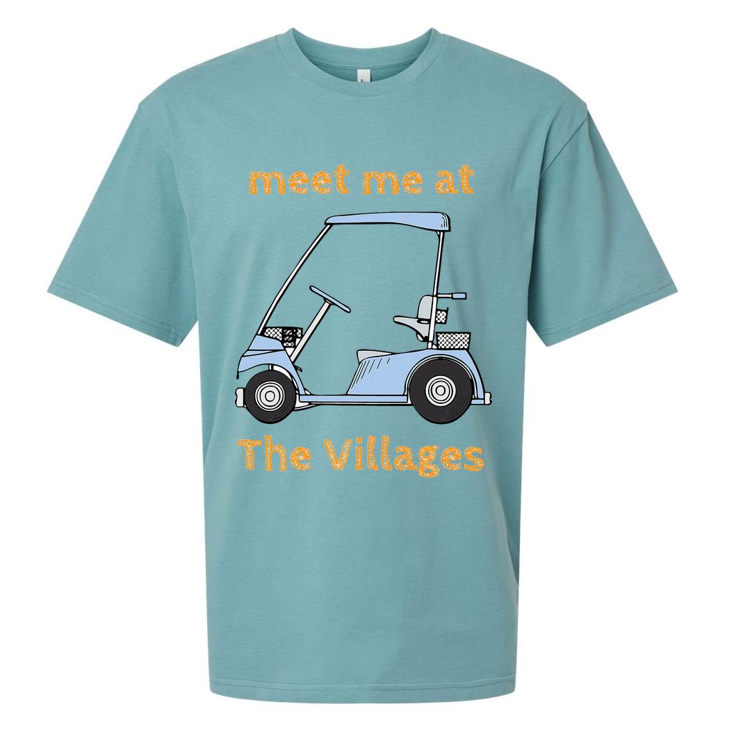 The Villages Florida Retirement Community Sueded Cloud Jersey T-Shirt