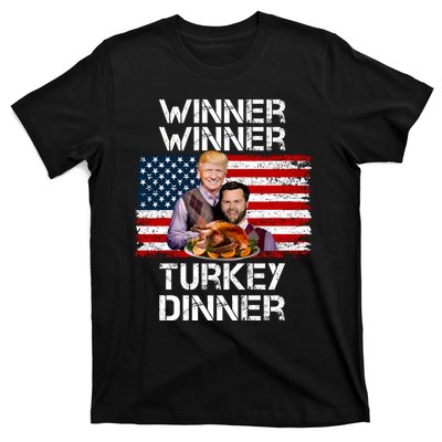 Trump Vance Funny Winner Winner Turkey Dinner Thanksgiving T-Shirt