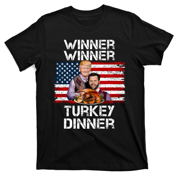 Trump Vance Funny Winner Winner Turkey Dinner Thanksgiving T-Shirt