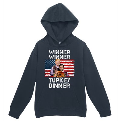 Trump Vance Funny Winner Winner Turkey Dinner Thanksgiving Urban Pullover Hoodie