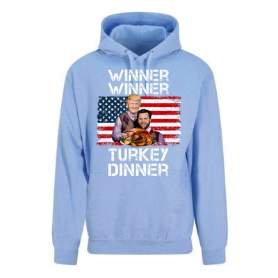 Trump Vance Funny Winner Winner Turkey Dinner Thanksgiving Unisex Surf Hoodie