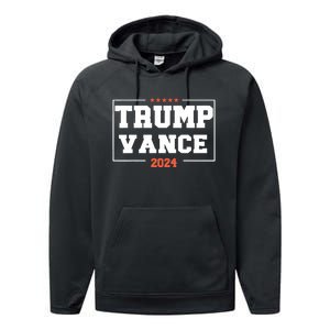 Trump Vance For President 2024 Campaign Us Election Performance Fleece Hoodie