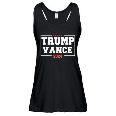 Trump Vance For President 2024 Campaign Us Election Ladies Essential Flowy Tank