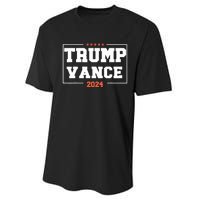 Trump Vance For President 2024 Campaign Us Election Performance Sprint T-Shirt