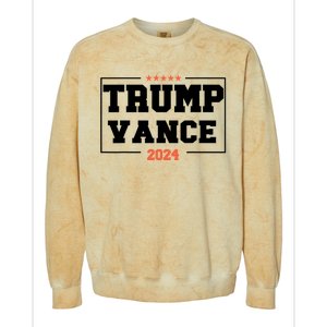 Trump Vance For President 2024 Campaign Us Election Colorblast Crewneck Sweatshirt