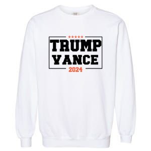 Trump Vance For President 2024 Campaign Us Election Garment-Dyed Sweatshirt