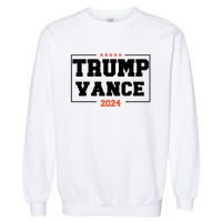 Trump Vance For President 2024 Campaign Us Election Garment-Dyed Sweatshirt