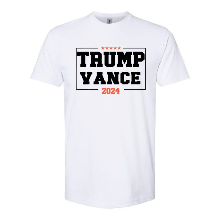 Trump Vance For President 2024 Campaign Us Election Softstyle CVC T-Shirt