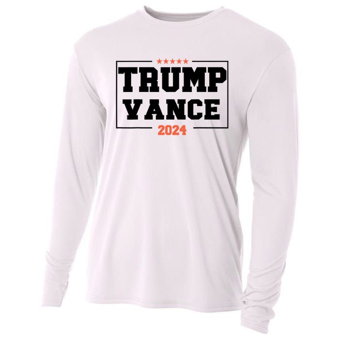 Trump Vance For President 2024 Campaign Us Election Cooling Performance Long Sleeve Crew