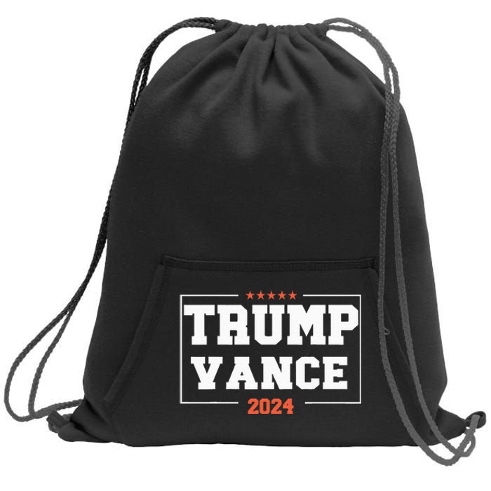 Trump Vance For President 2024 Campaign Us Election Sweatshirt Cinch Pack Bag