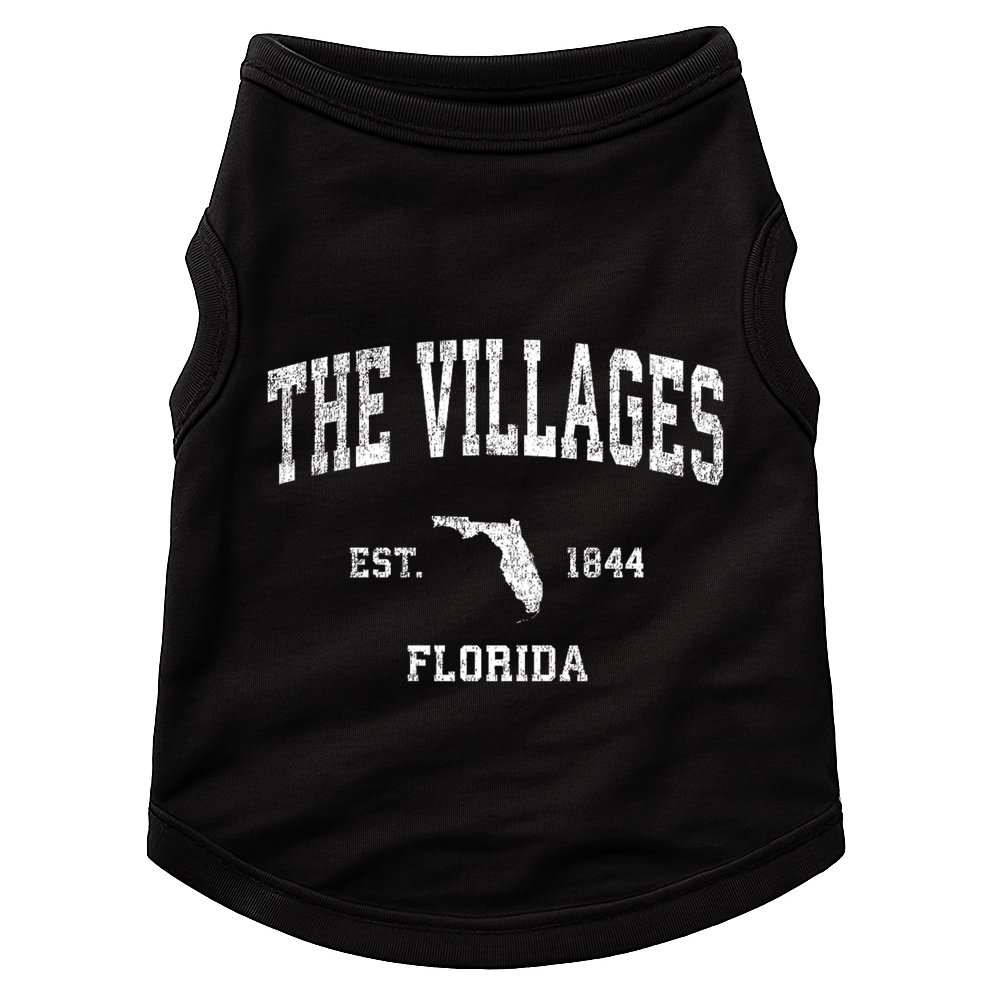 The Villages Florida Fl Vintage Sports Doggie Tank