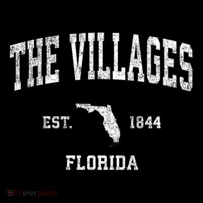 The Villages Florida Fl Vintage Sports T-Shirt