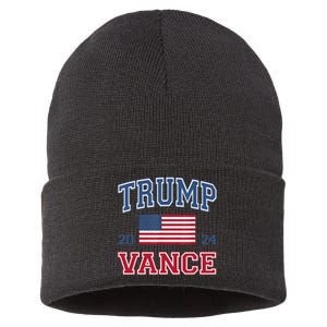 Trump Vance For President 2024 Campaign Us Election Sustainable Knit Beanie