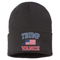 Trump Vance For President 2024 Campaign Us Election Sustainable Knit Beanie